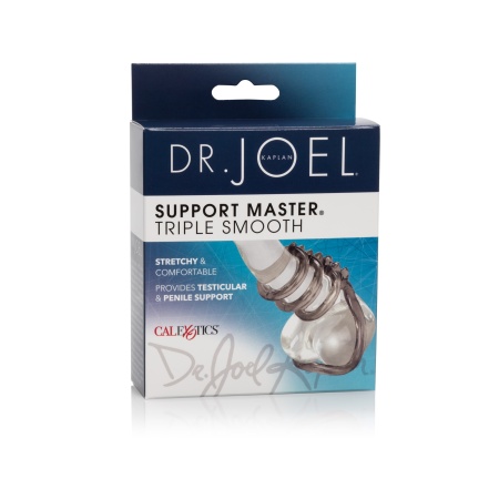 Pierścień erekcyjny Support Master Triple Smooth - potrójna spirala z TPR, ok. 6,3 cm - 2