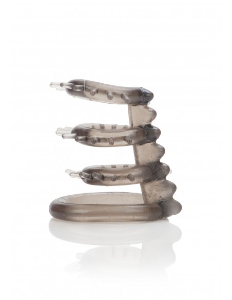 Pierścień na Penisa Support Master Triple Ticklers - Pierścienie erekcyjne niewibrujące - 1