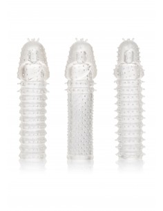Stymulator-3 Piece Extension Kit - Przedłużki i nakładki na penisa - 1