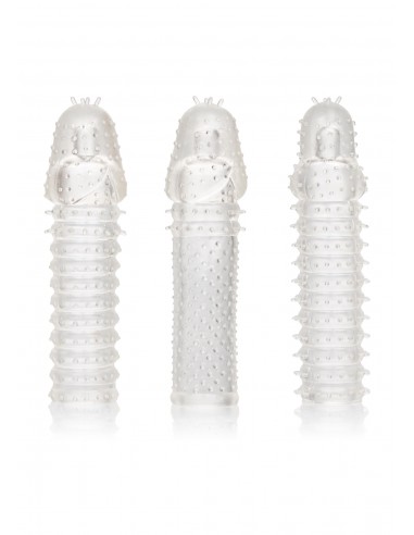 Stymulator-3 Piece Extension Kit - Przedłużki i nakładki na penisa - 1