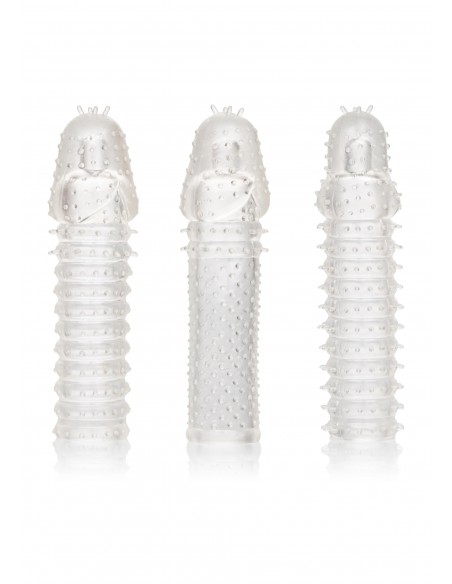 Stymulator-3 Piece Extension Kit - Przedłużki i nakładki na penisa - 1