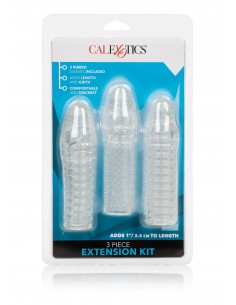 Stymulator-3 Piece Extension Kit - Przedłużki i nakładki na penisa - 1 2