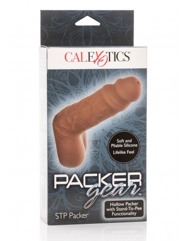 Nakładka na Penisa Stand To Pee Packer Brązowa - Przedłużki i nakładki na penisa - 2
