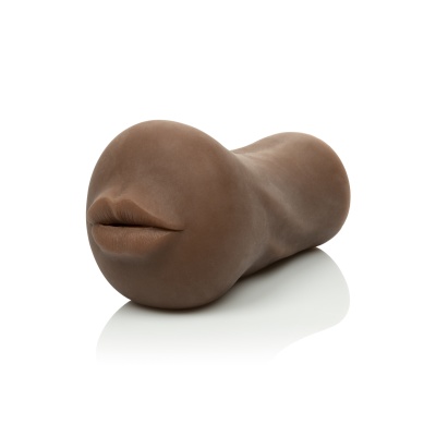 Masturbator Stroke It Mouth z realistycznym otworem oralnym i zamkniętym kanałem ssącym, 17,8 cm - 1