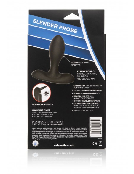 Plug/vibr-Eclipse Slender Probe - Kulki i korki analne wibrujące - 3