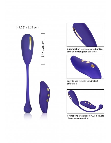 Kulki-Estim Remote Kegel Exerciser - Kulki Gejszy i Jajeczka Wibrujące - 4