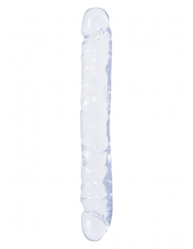 Dildo-DOUBLE DONG 12"""""""" TRANSPA JELLY - Dilda podwójne - 1