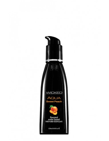 Żel Intymny Wicked Aqua Sweet Peach 120ml - Lubrykanty do seksu oralnego - 1
