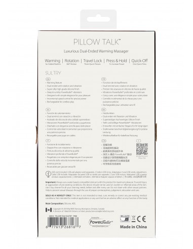 Stymulator-Sultry Warming Massager - Stymulatory łechtaczki klasyczne - 3