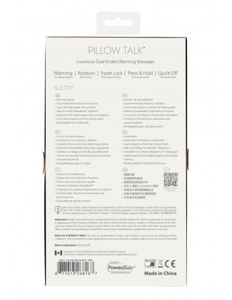 Stymulator-Sultry Warming Massager - Stymulatory łechtaczki klasyczne - 3