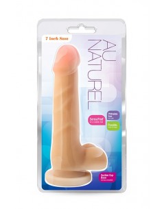 Dildo-AU NATUREL 7INCH SENSA FEEL SAM BEIGE - Dilda realistyczne - 1 2