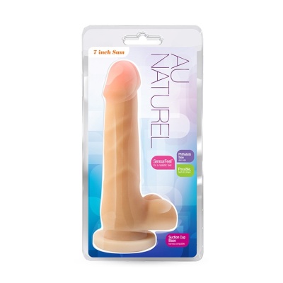 Dildo Realistyczne Z Cyberskóry Au Naturel 7Inch Sensa Feel Sam Beige - 1 2