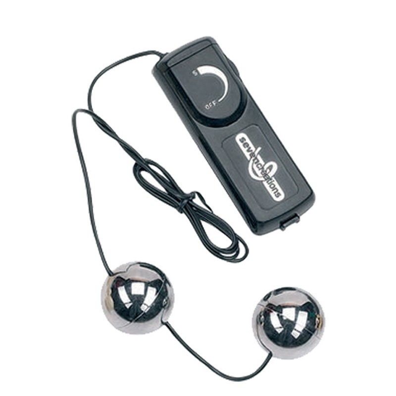 Kulki Gejszy Z Wibracjami Orgasm Vibrating Ball - Silver - 1