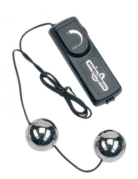 Kulki-ORGASM VIBRATING BALL - SILVER - Kulki Gejszy i Jajeczka Wibrujące - 1