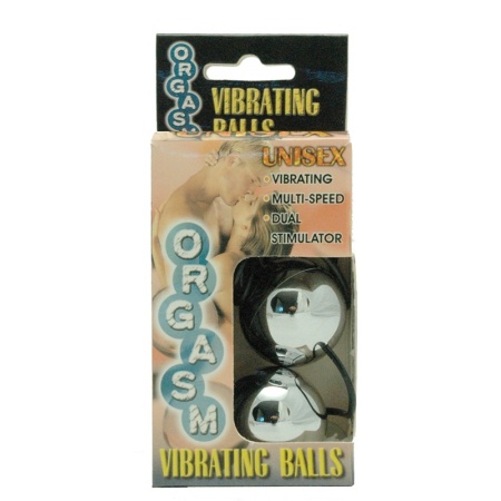 Kulki Gejszy Z Wibracjami Orgasm Vibrating Ball - Silver - 2