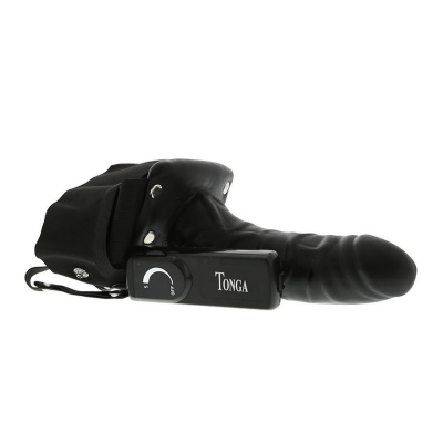 Wibrator Na Pasku Robotic Male Strap-On Czarny - 1