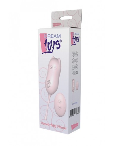 Jajko/wibr-DREAM TOYS REMOTE KITTY PLEASER - WIBRATORY NA PILOTA - 2