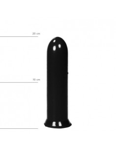 Dildo All Black 19.5 cm - Ogromne Korki Analne XXL - 1