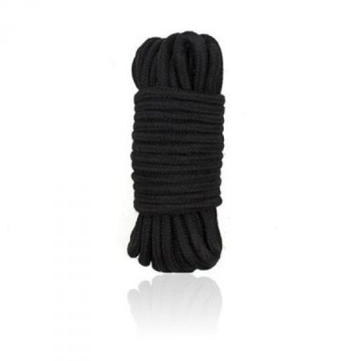 Linka BDSM Cotton Rope 5 m czarna - 1