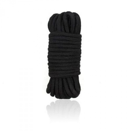 Linka BDSM Cotton Rope 5 m czarna - 1