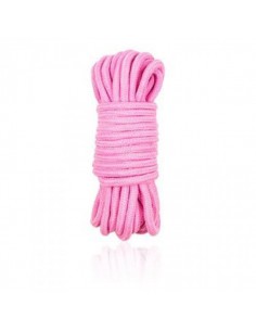 Lina BDSM Cotton Rope 5 m pink - Liny, sznury BDSM - 1