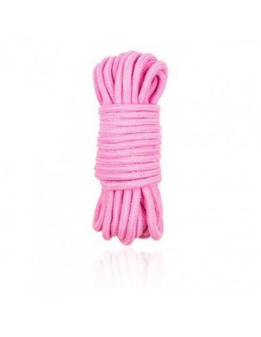 Lina BDSM Cotton Rope 5 m pink - Liny, sznury BDSM - 1