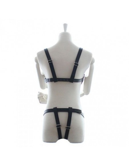 BDSM -Penitence Mood Dress (Nero) - Uprzęże BDSM - 3