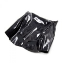 Cat Mask Large Black - Czarna kocia maska bondage z uszami, regulacja, otwory na oczy i usta - 4