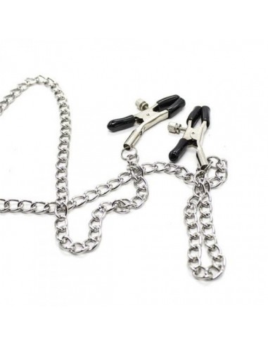 Stymulator-Penitence Man Nipples Clamps BLACK - Klamry i klipsy na sutki - 4