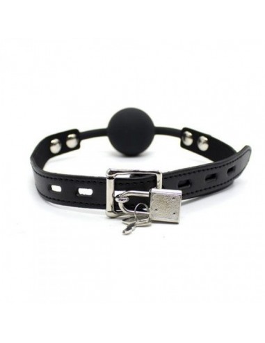 Knebel-Ball Gag + Block (nero) - Kneble do ust - 2