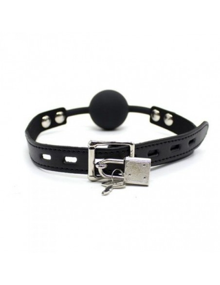 Knebel-Ball Gag + Block (nero) - Kneble do ust - 2