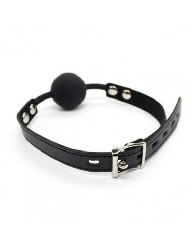 Knebel-Ball Gag + Block (nero) - Kneble do ust - 3