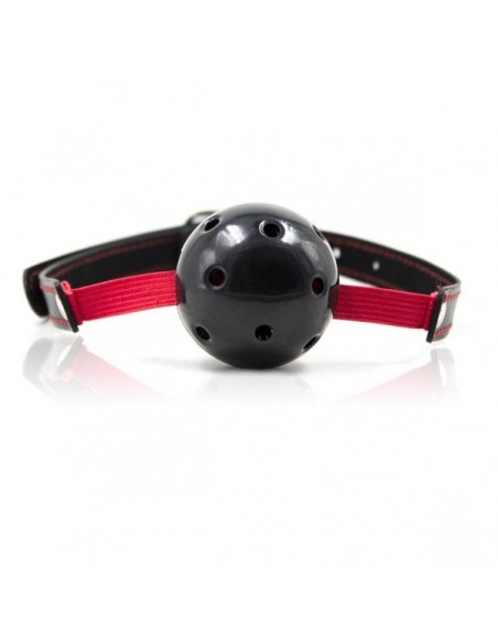 Knebel-Breathable Ball Gag Stretch (nero) - Kneble do ust - 1