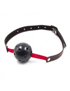 Knebel-Breathable Ball Gag Stretch (nero) - Kneble do ust - 1 2