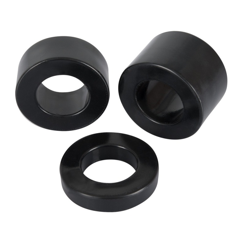 Zestaw do rozciągania jąder Rebel Ball Stretching Kit – 3 elastyczne pierścienie TPR, średnica wewnętrzna 2,5 cm, szerokość 1/2/ - 1