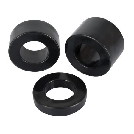Zestaw do rozciągania jąder Rebel Ball Stretching Kit – 3 elastyczne pierścienie TPR, średnica wewnętrzna 2,5 cm, szerokość 1/2/ - 1