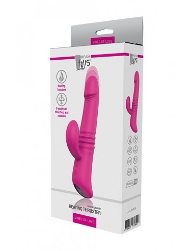 Wibrator Dream Toys Heating Thruster Pink - Wibratory Króliczki - 2