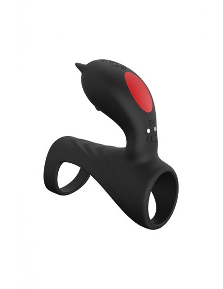 Pierścień na penisa DREAM TOYS PLEASURE CAGE - Pierścienie erekcyjne wibrujące - 1