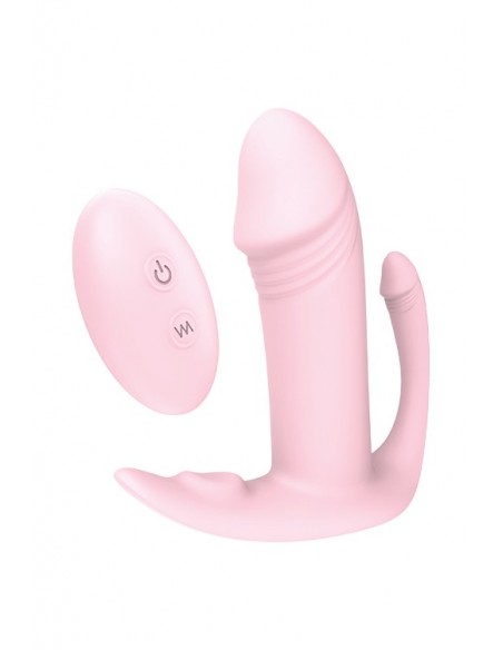 Plug/vibr-DREAM TOYS REMOTE TRI-PLEASURER - Kulki i korki analne wibrujące - 1