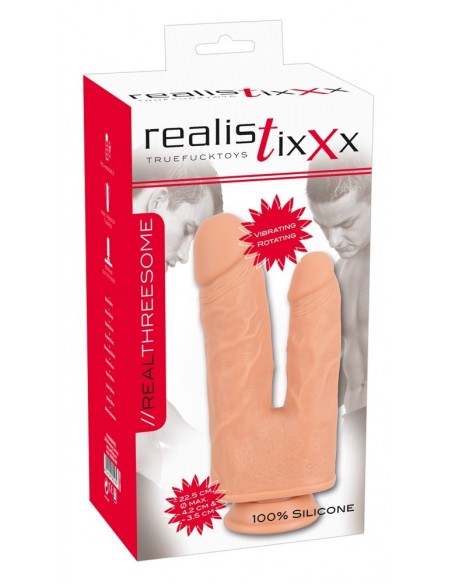 Wibrator Realistixxx Threesome Vibratin - Wibratory wielofunkcyjne - 1