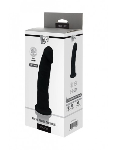 DREAM TOYS REAL LOVE DILDO 7,5INCH BLACK - Dilda realistyczne - 2