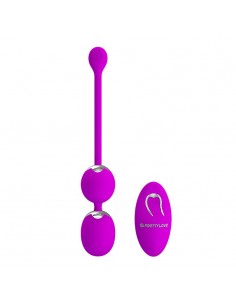 PRETTY LOVE - WILLIE USB remote control 12 function - Kulki Gejszy i Jajeczka Wibrujące - 1 2