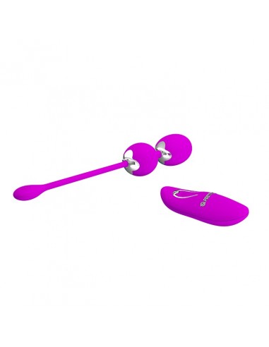 PRETTY LOVE - WILLIE USB remote control 12 function - Kulki Gejszy i Jajeczka Wibrujące - 3