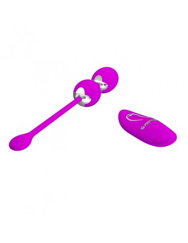 PRETTY LOVE - WILLIE USB remote control 12 function - Kulki Gejszy i Jajeczka Wibrujące - 4