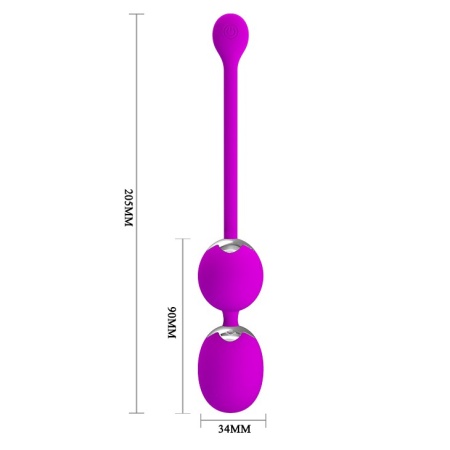 Kulki Kegla Willie z wibracjami i pilotem 10 cm - 5
