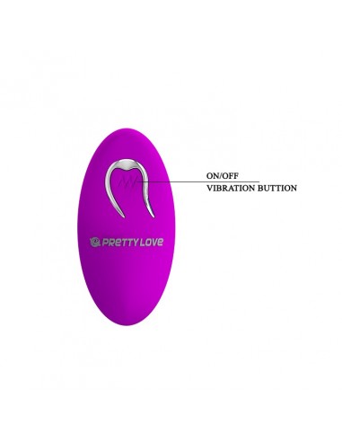 PRETTY LOVE - WILLIE USB remote control 12 function - Kulki Gejszy i Jajeczka Wibrujące - 8