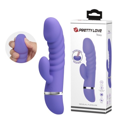 Wibrator Tracy Blue z 7 trybami wibracji, 16–20 cm - 1