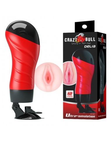 Masturbator Delia Vagina 12 Funkcji Wibracji - Masturbatory i Sztuczne pochwy - 1