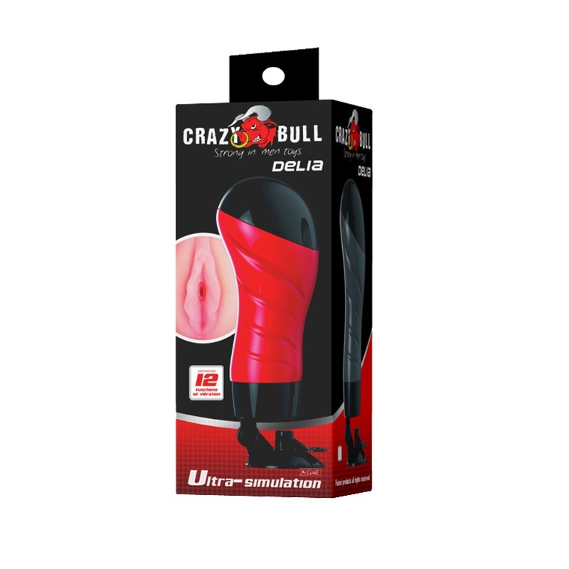 Masturbator męski Delia z przyssawką i 12 funkcjami wibracji - 9