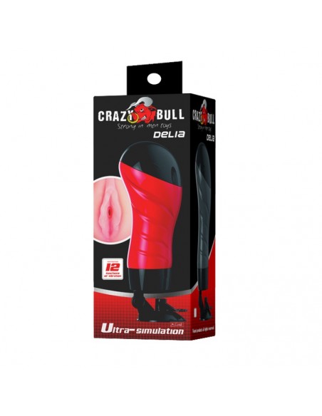 Masturbator Delia Vagina 12 Funkcji Wibracji - Masturbatory i Sztuczne pochwy - 12